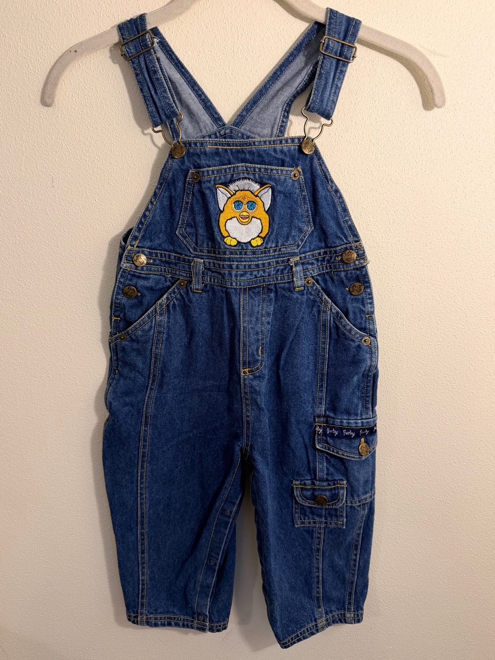 Vintage Furby Overalls 24 months